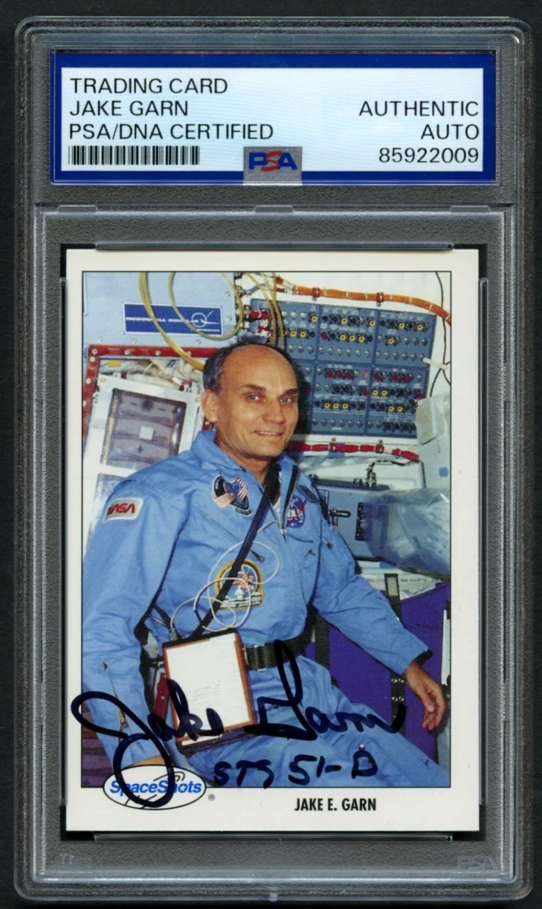 Jake Garn #269 signed autograph auto Space Shots NASA Card PSA Slabbed