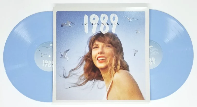 Taylor Swift 1989 Taylor's Version Crystal Skies Blue Vinyl 2LP Record 2023
