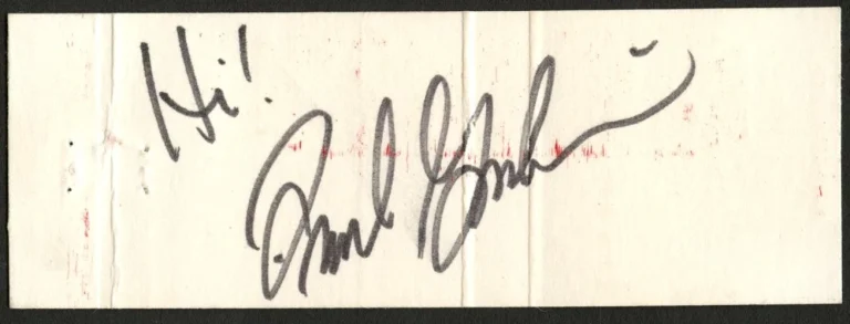 Frank Gorshin signed autograph Matchbook Cover Actor Impressionist PSA Stickered
