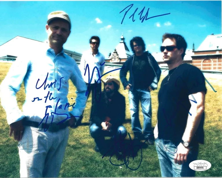 The Tragically Hip full band SIGNED 8x10