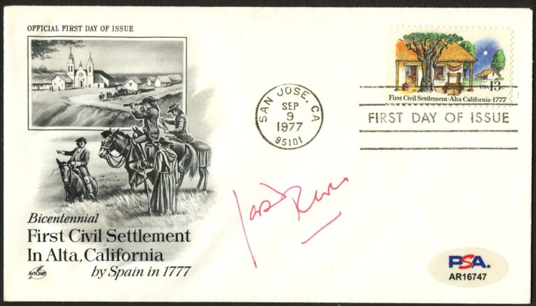 Joan Rivers d2014 signed autograph FDC Actress Comedian PSA Stickered