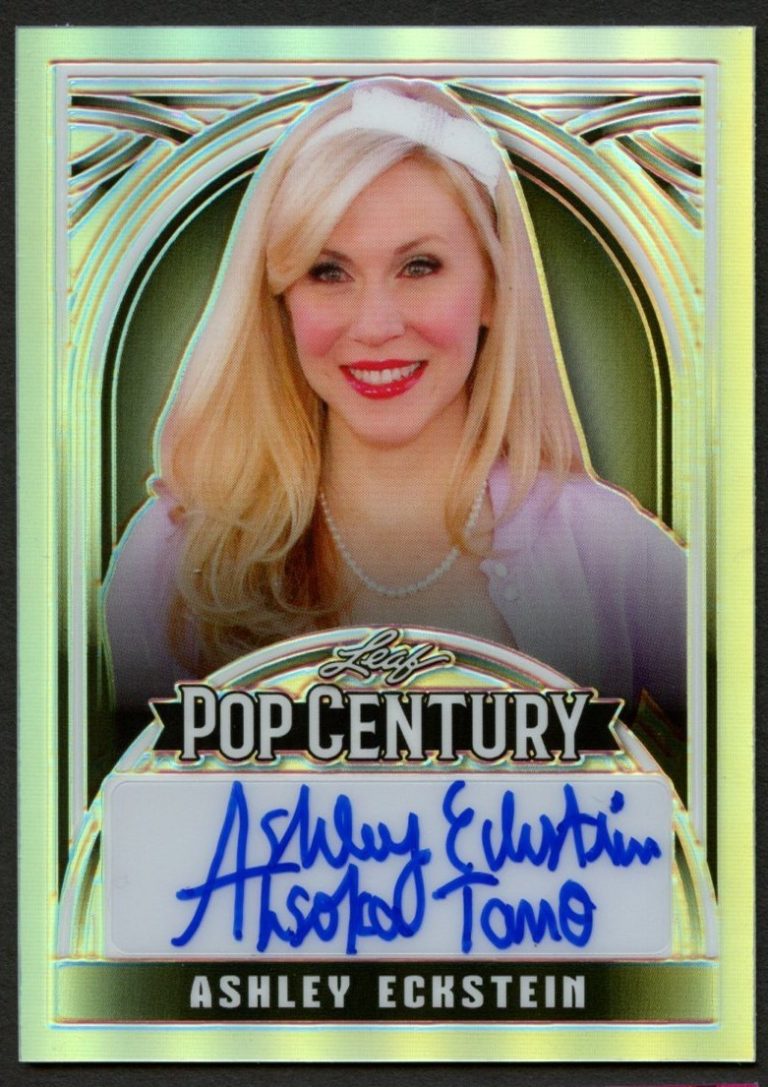 Ashley Eckstein signed autograph 2024 Leaf Pop Century Card Ahsoka Tano 9/25