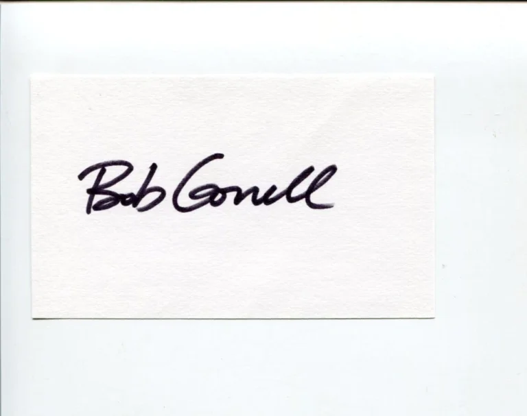 Bob Gorrell Political Editorial Cartoonist Artist Signed Autograph