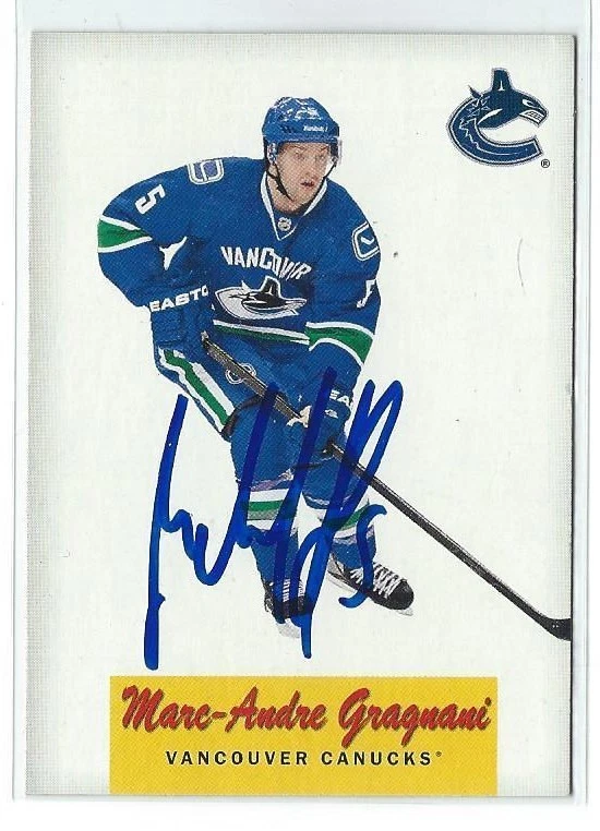 Marc-Andre Gragnani Signed 2012/13 O-Pee-Chee Card #54