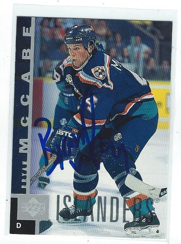 Bryan McCabe Signed 1997/98 Upper Deck Card #100