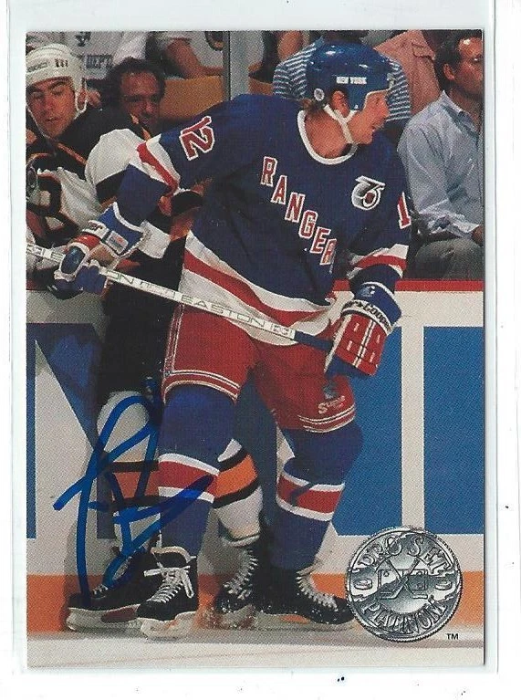 Tim Kerr Signed 1991/92 Pro Set Card #80