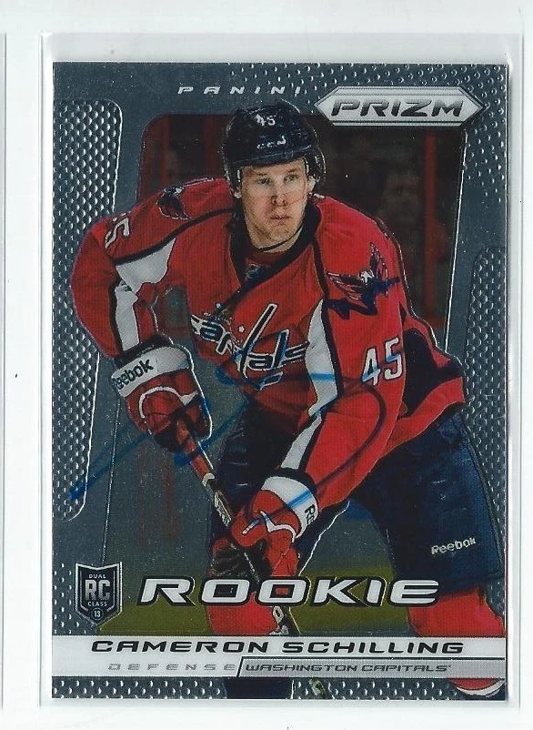 Cameron Schilling Signed 2013/14 Panini Prizm Rookie Card #294