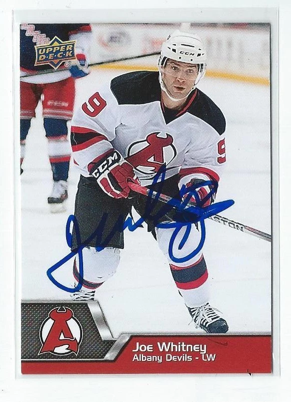 Joe Whitney Signed 2014/15 Upper Deck AHL Card #88