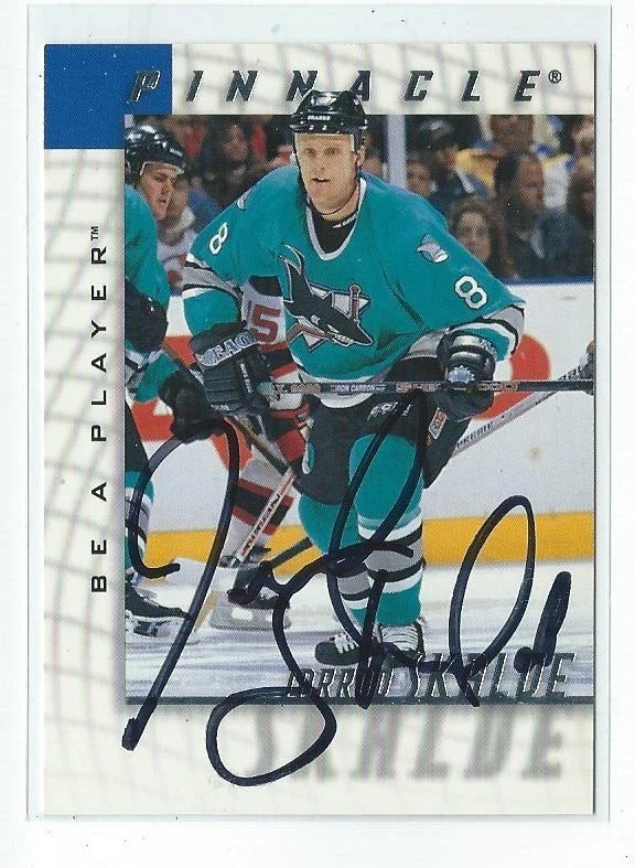 Jarrod Skalde Signed 1998/99 Pinnacle Card #198