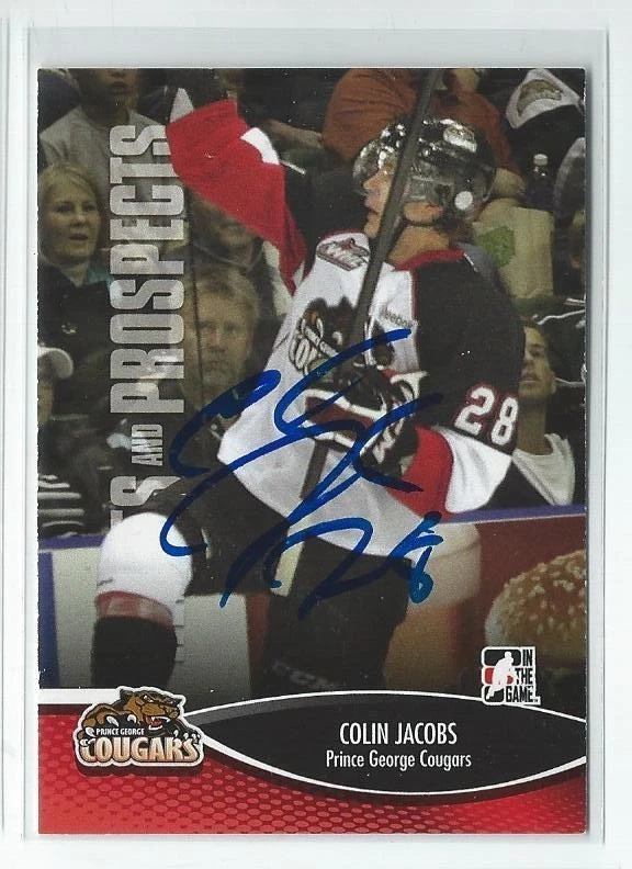 Colin Jacobs Signed 2012/13 Heroes And Prospects Card #135