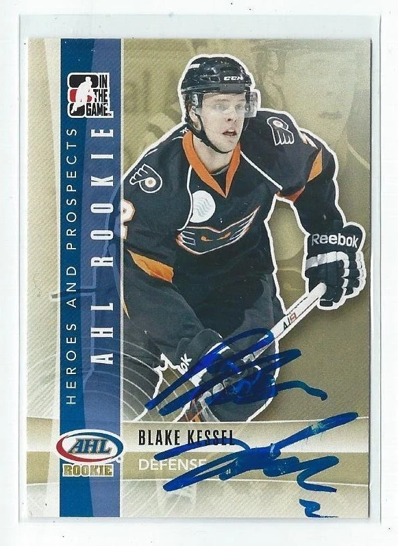 Blake Kessel Signed 2011/12 Heroes And Prospects Card #136