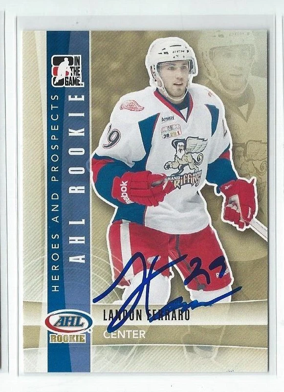 Landon Ferraro Signed 2011/12 Heroes And Prospects Card #145