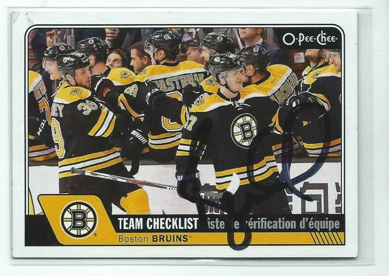 Bruce Cassidy Signed 2016/17 O-Pee-Chee Checklist Card #618