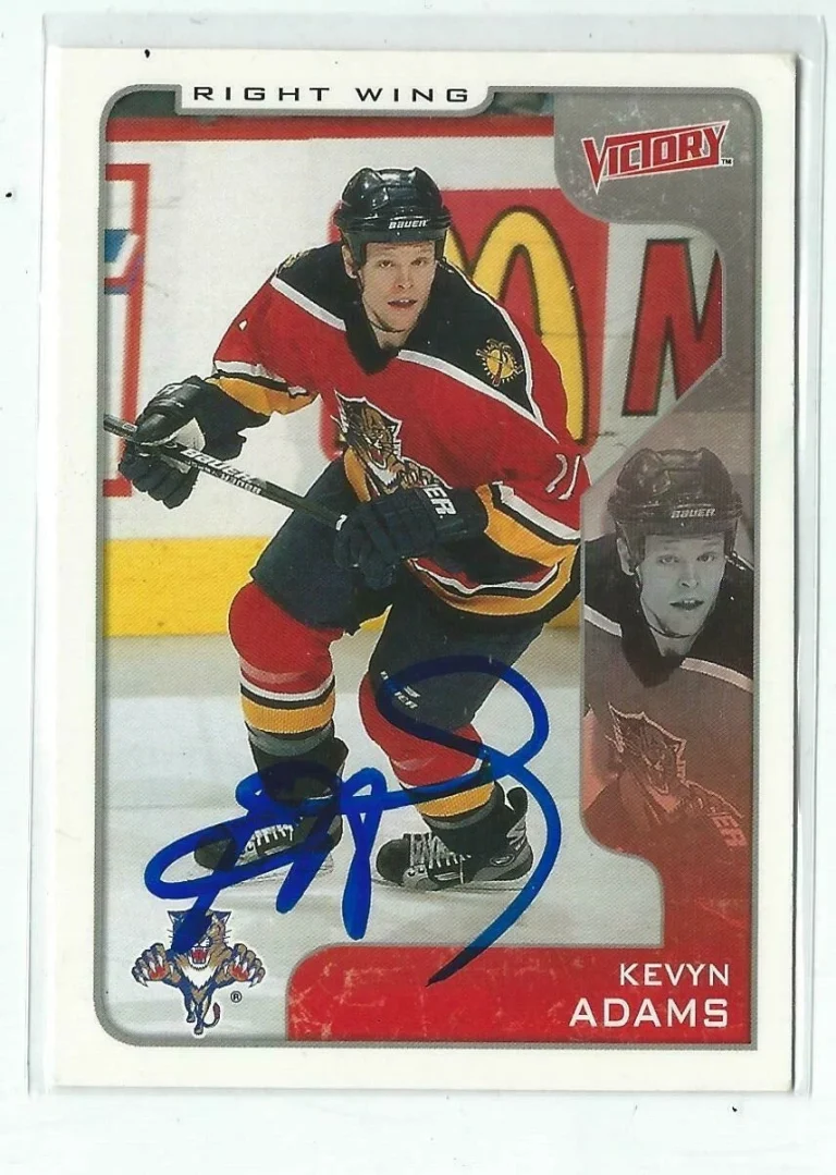 Kevyn Adams Signed 2001/02 Victory Card #147