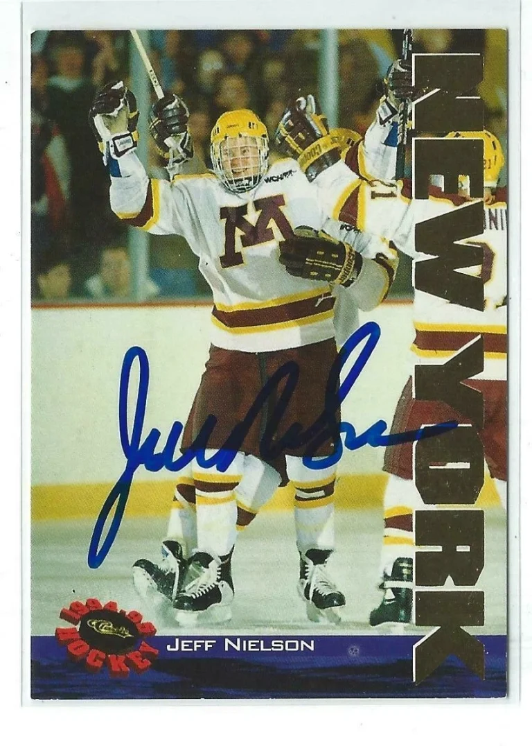 Jeff Nielson Signed 1994/95 Classic Card #89