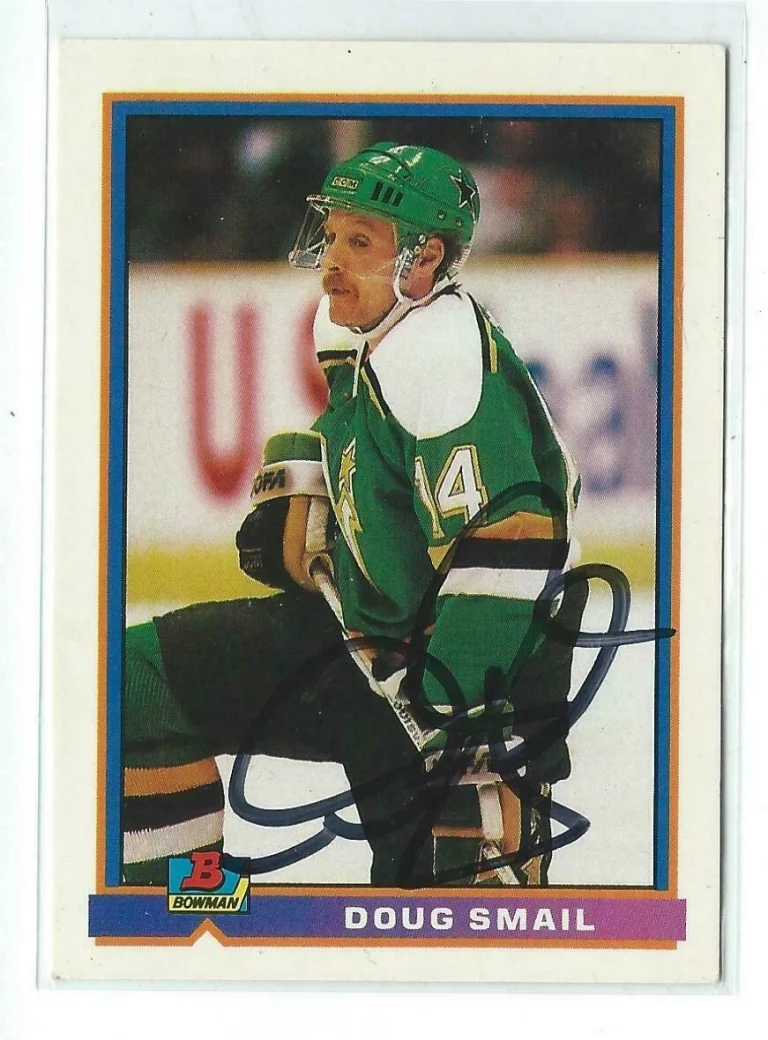 Doug Smail Signed 1991/92 Bowman Card #118