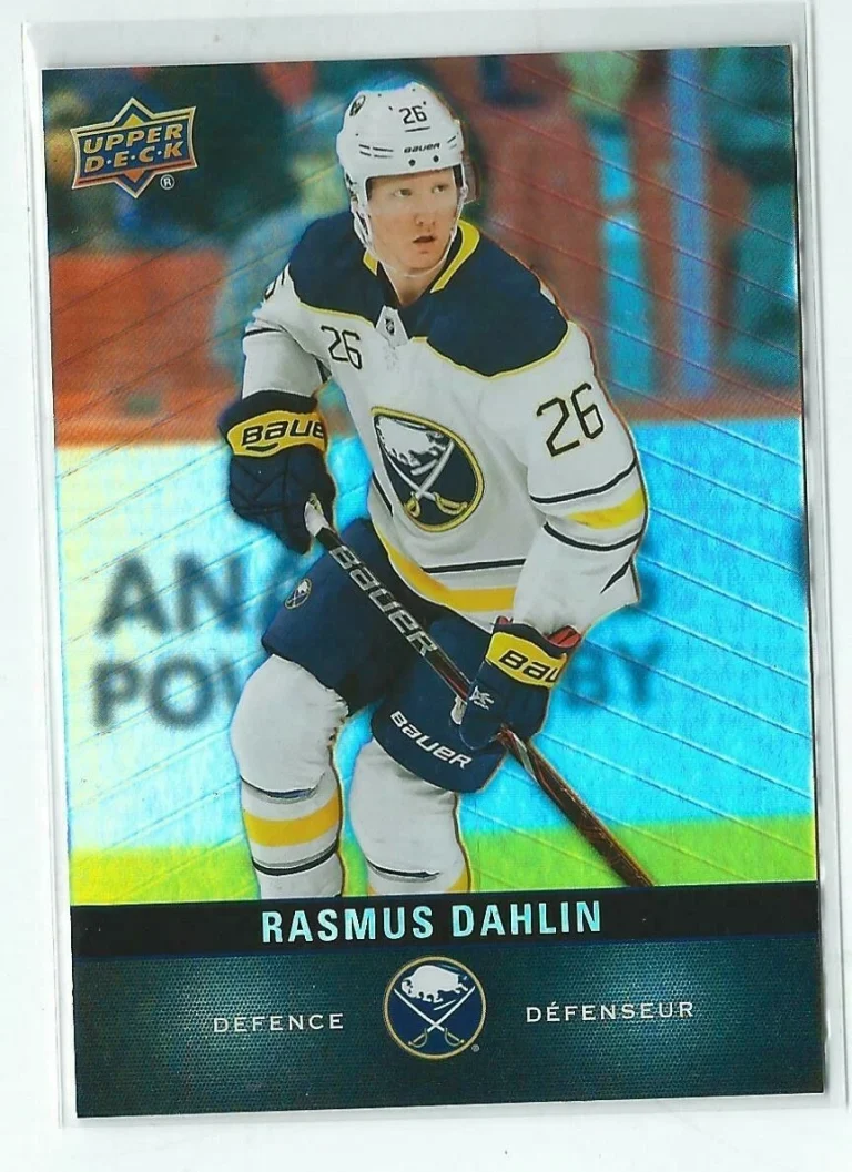Rasmus Dahlin 2019/20 UD Tim Hortons Card #51 Shipped from US