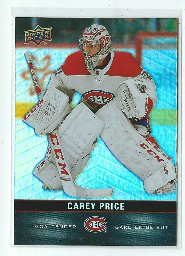 Carey Price 2019/20 UD Tim Hortons Card #31 Shipped from U.S.