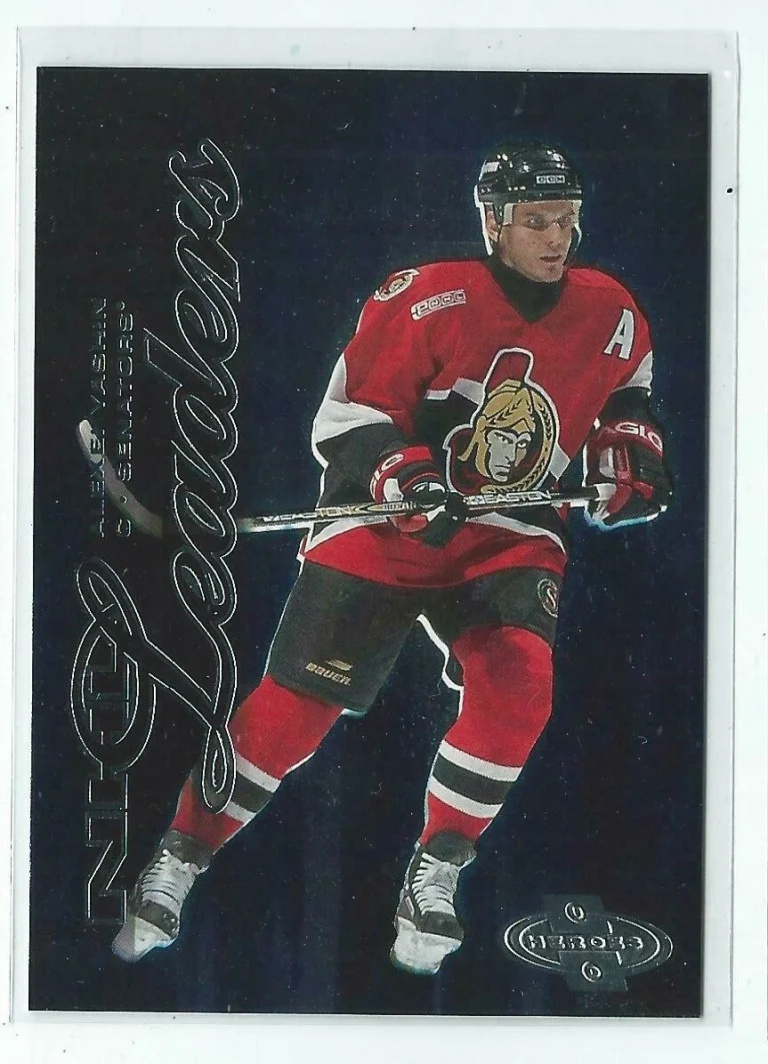 Alexei Yashin 2000/01 UD Heroes NHL Leaders Card #L6