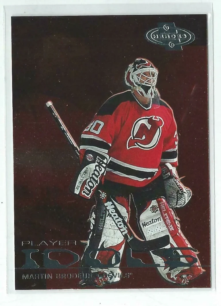 Martin Brodeur 2000/01 UD Heroes Player Idols Card #PI2