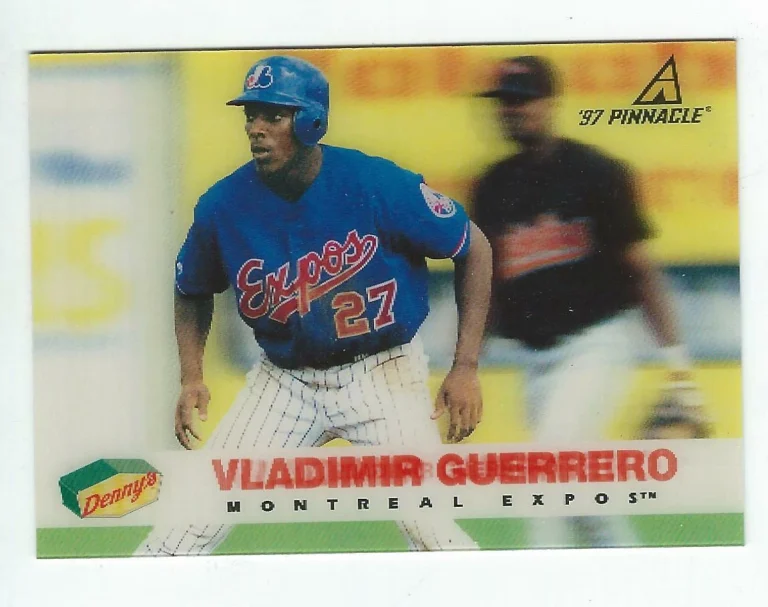 Vladimir Guerrero 1997 Pinnacle Denny's Card #22 Of 29