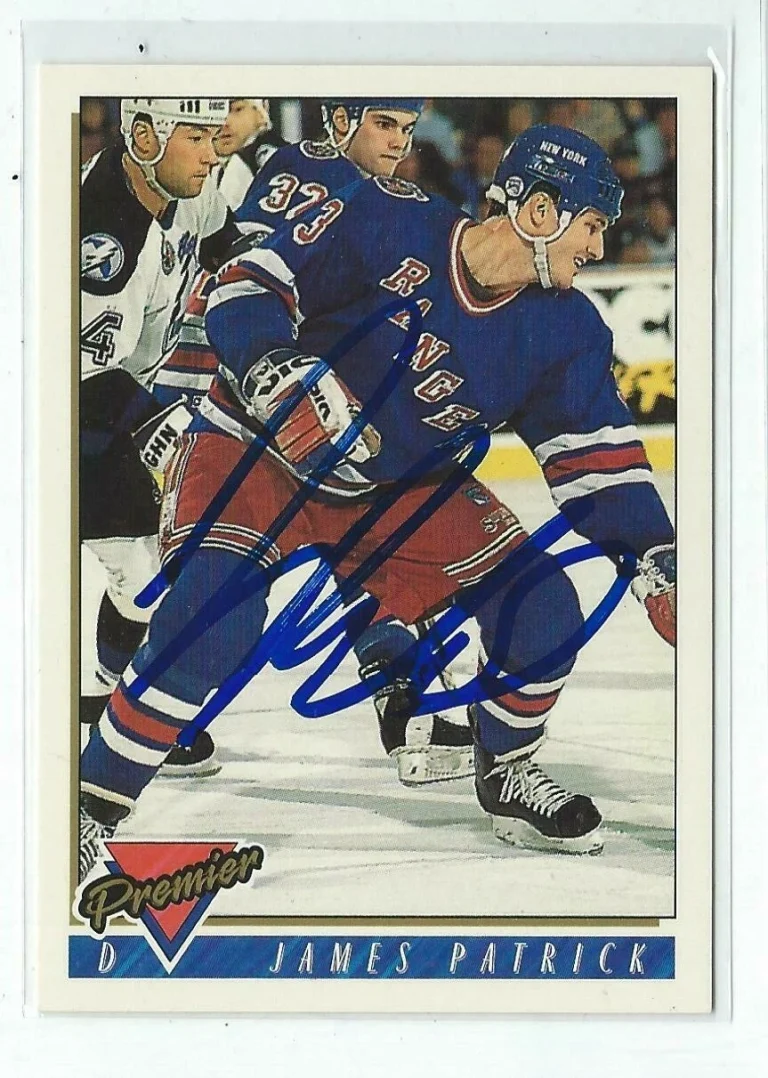 James Patrick Signed 1993/94 Premier Card #149