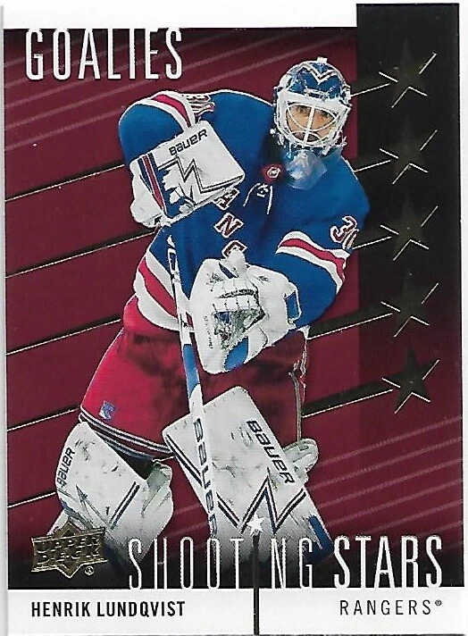 Henrik Lundqvist 2019-20 Upper Deck Shooting Stars Red Card #SSR-3