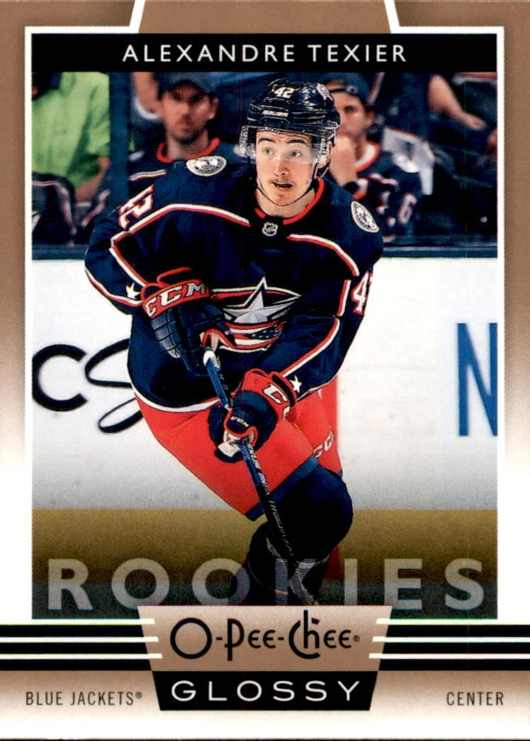 Alexandre Texier 2019-20 Upper Deck O-Pee-Chee Glossy Bronze Parallel Card #R-7