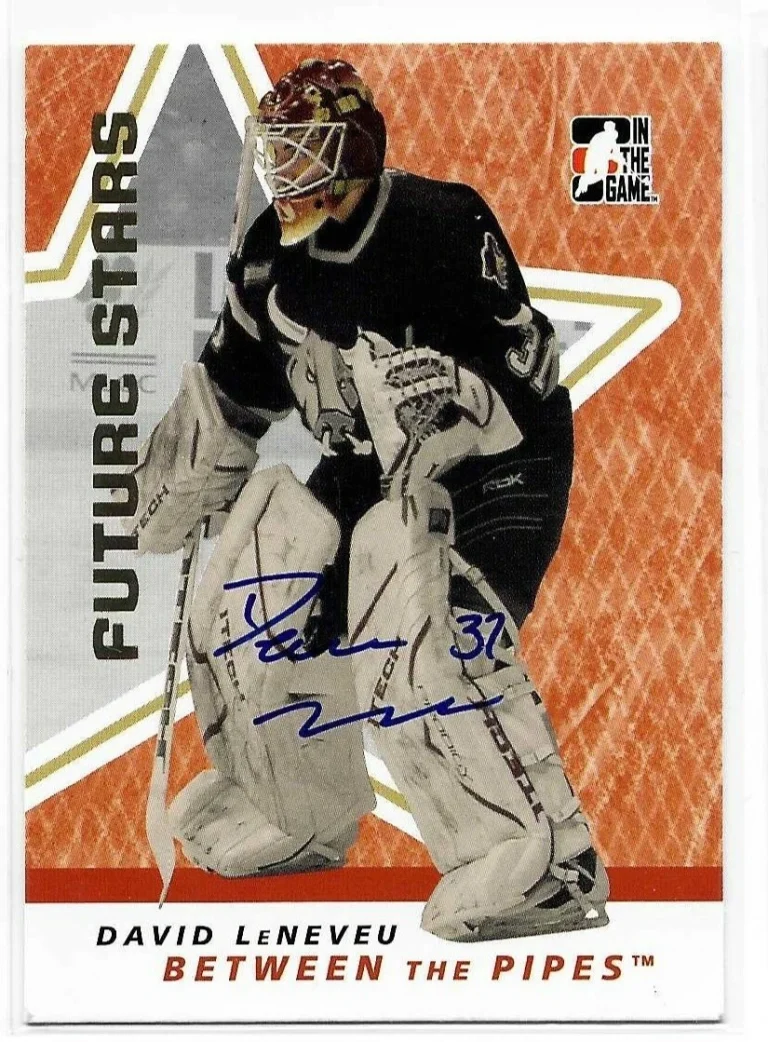 David LeNeveu Signed 2006/07 Between The Pipes Card #12