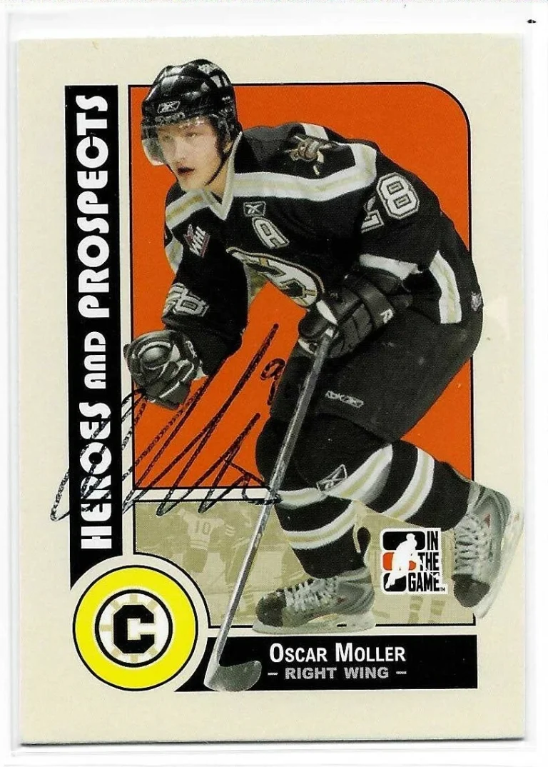 Oscar Moller Signed 2008/09 Heroes And Prospects Card #78