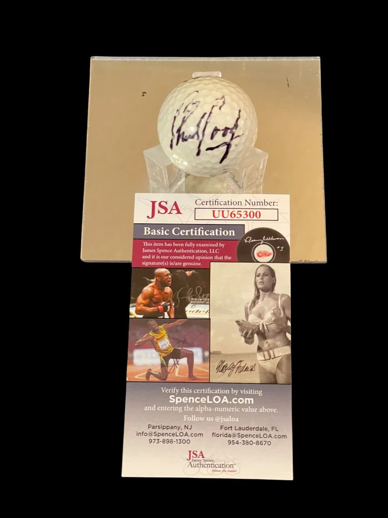 Charles Coody PGA Ryder Cup Masters Abilene ACU Signed Autograph Golf Ball JSA