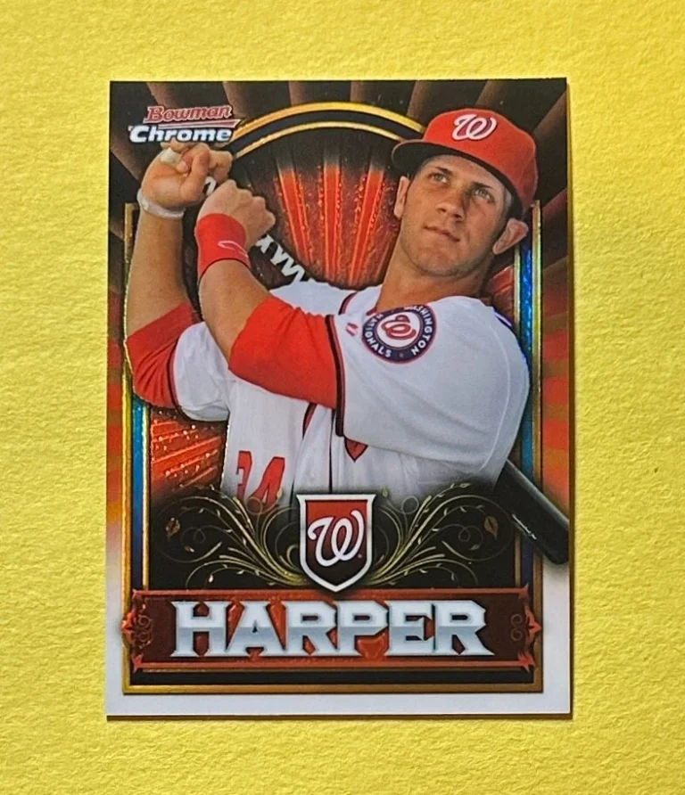 2011 BOWMAN CHROME BRYCE HARPER EXCLUSIVE RED PARALLEL #BCE1 NATIONALS