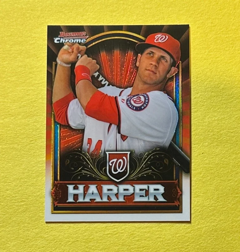 2011 BOWMAN CHROME BRYCE HARPER EXCLUSIVE RED PARALLEL #BCE1 NATIONALS
