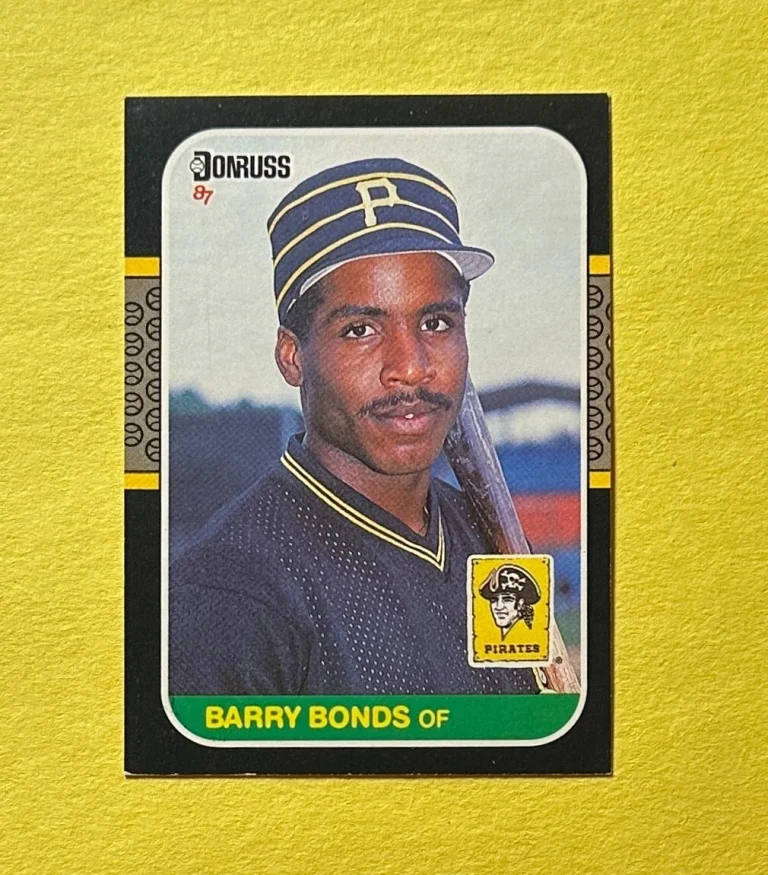 1987 DONRUSS BARRY BONDS #361 PIRATES RC