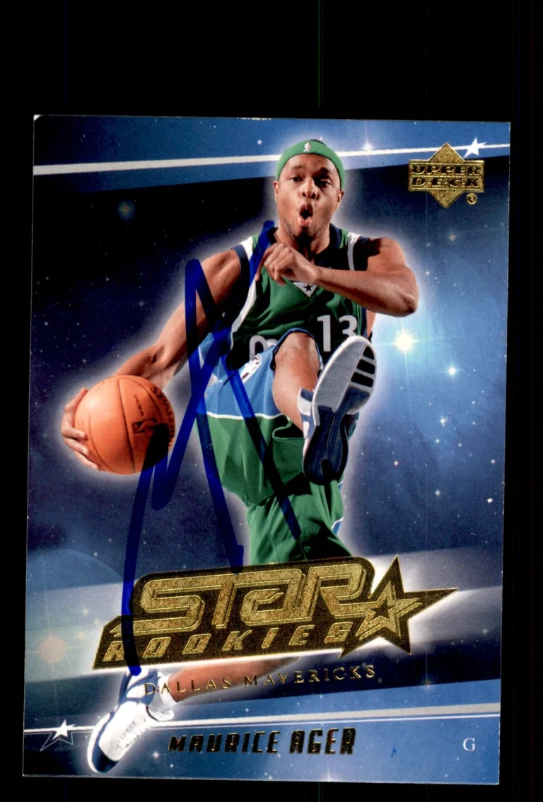 Signed Basketball Card Auto 2006-07 Upper Deck #226 Maurice Ager Mavericks