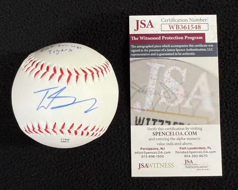 Trey Sweeney Signed & Inscribed 
