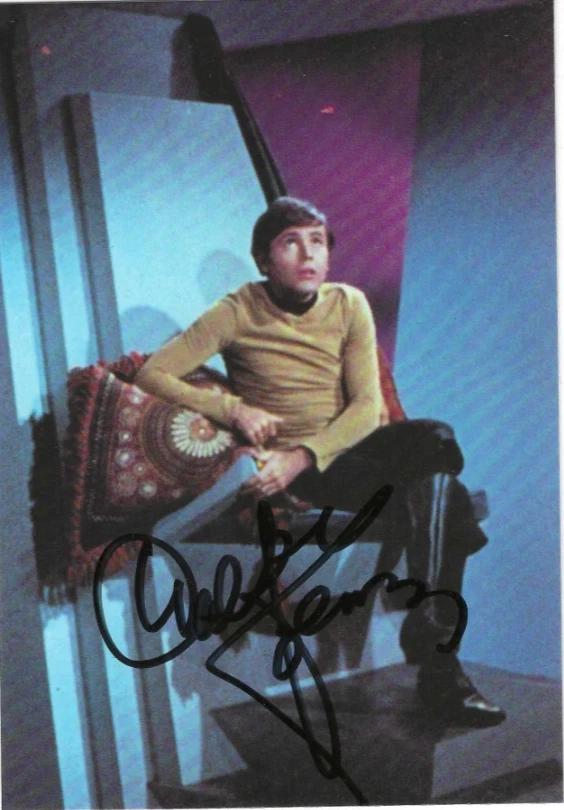 Walter Koenig Signed Star Trek TOS Chekov 4x6 Postcard Photo #1 JSA COA