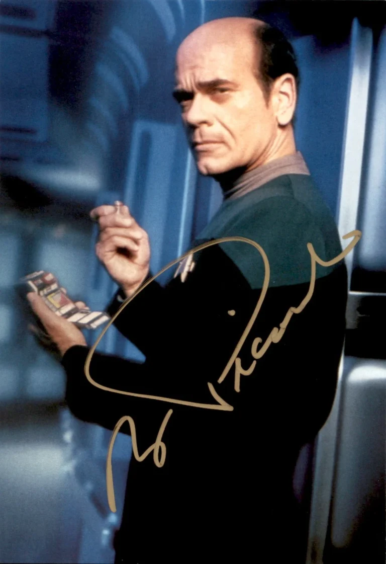 Robert Picardo Signed Star Trek Voyager The Doctor 4x6 Postcard Photo #2 JSA COA