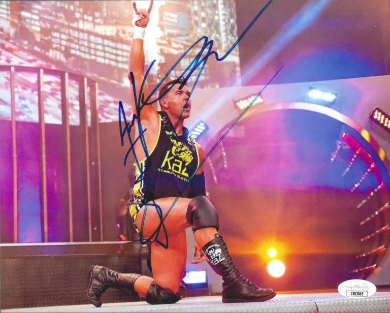 Frankie Kazarian Signed AEW 8x10 Photo #1 WWE JSA COA