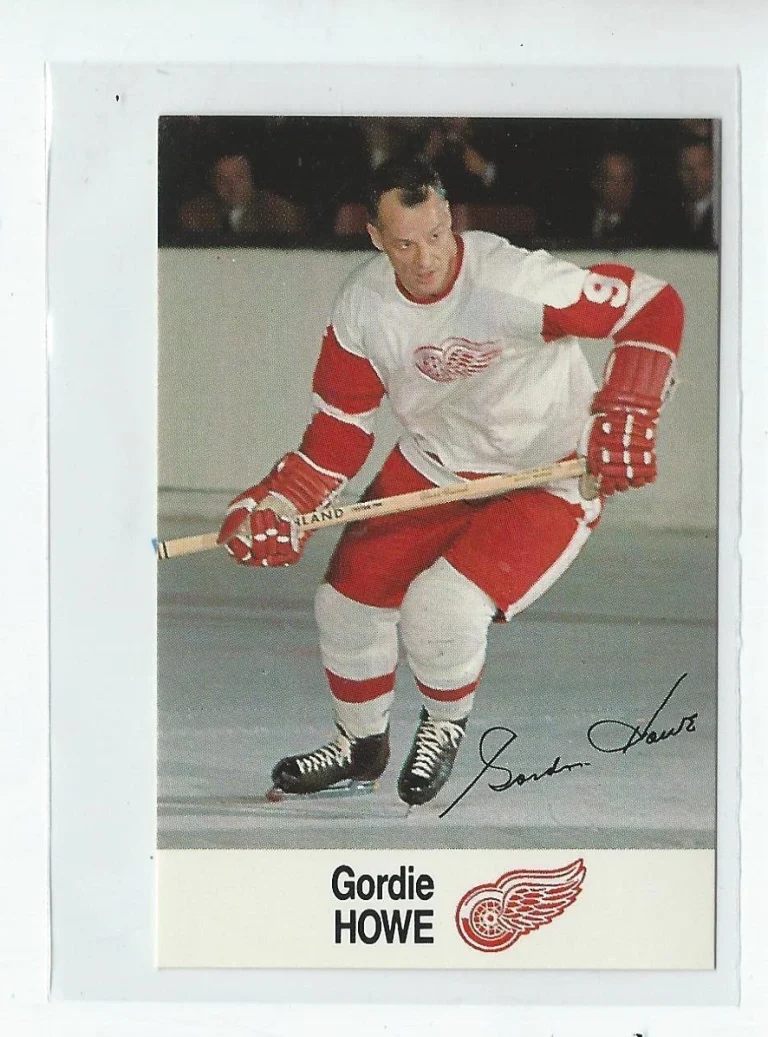 Gordie Howe 1988/89 Esso All-Star Collection Card