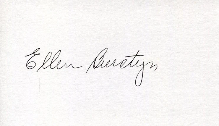 Ellen Burstyn The Exorcist Last Picture Show Oscar Nominee Signed Autograph
