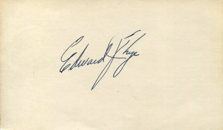 Edward John Thye Minnesota Governor US Senator Congress Signed Autograph