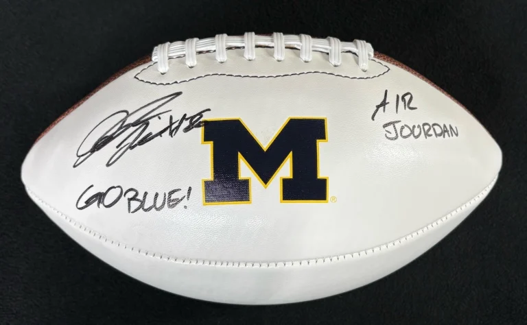 Jourdan Lewis Signed & Multi Inscribed Michigan Wolverines Football JSA COA
