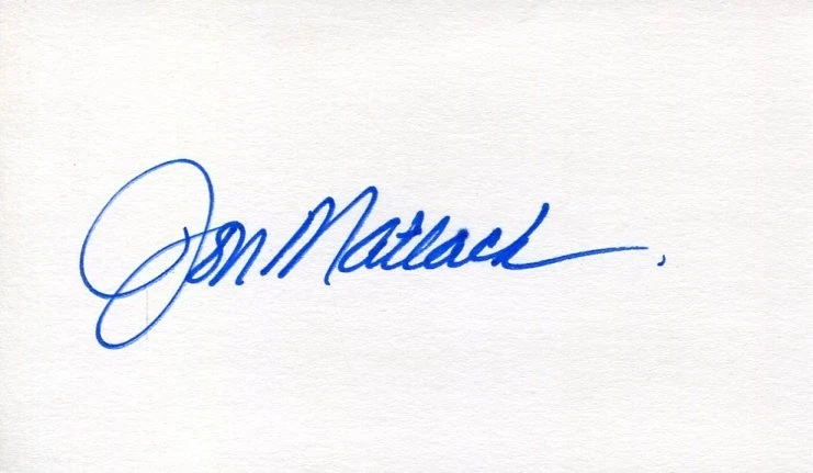 Jon Matlack NY New York Mets 1972 NL Rookie of the Year ROY Signed Autograph