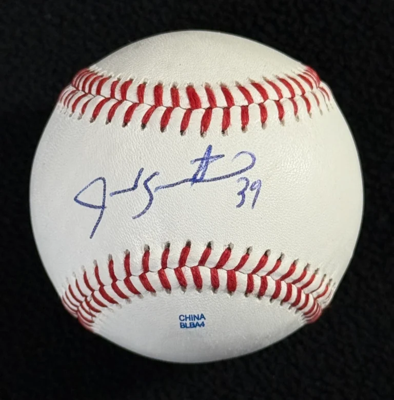Jarrod Saltalamacchia Signed Detroit Tigers Baseball Beckett COA