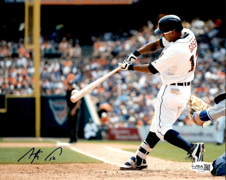 Anthony Gose Signed Detroit Tigers 8x10 Photo #1 JSA COA