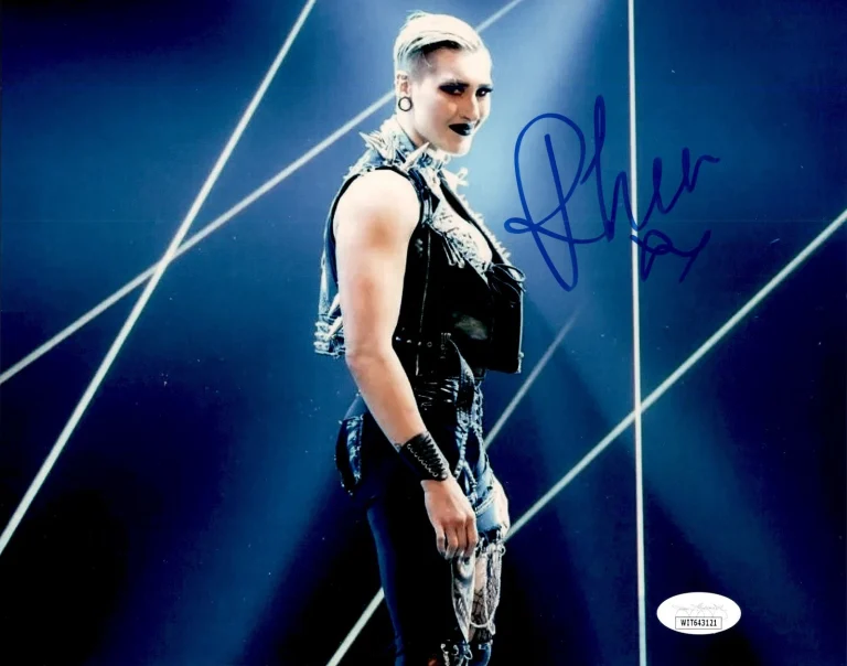 Rhea Ripley Signed WWE Raw 8x10 Photo #2 JSA Witness COA NXT