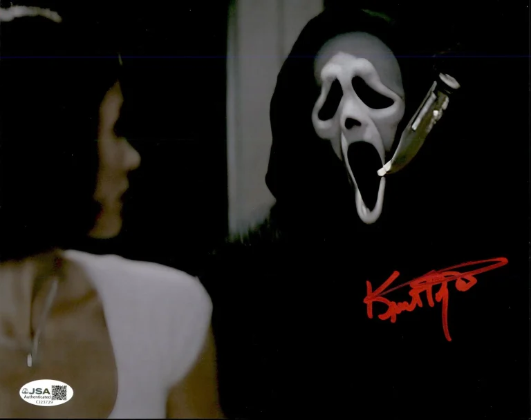 Kurt Bryant Signed Scream 2 Ghostface 8x10 Photo #1 JSA COA