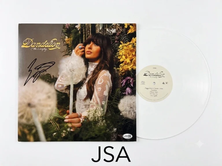 Ella Langley Signed Vinyl Record Beckett Authentic Autograph Dandelion LP