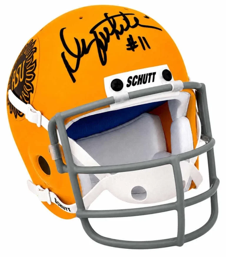 Danny White Signed Arizona State Throwback Schutt Mini Helmet - (SCHWARTZ COA)